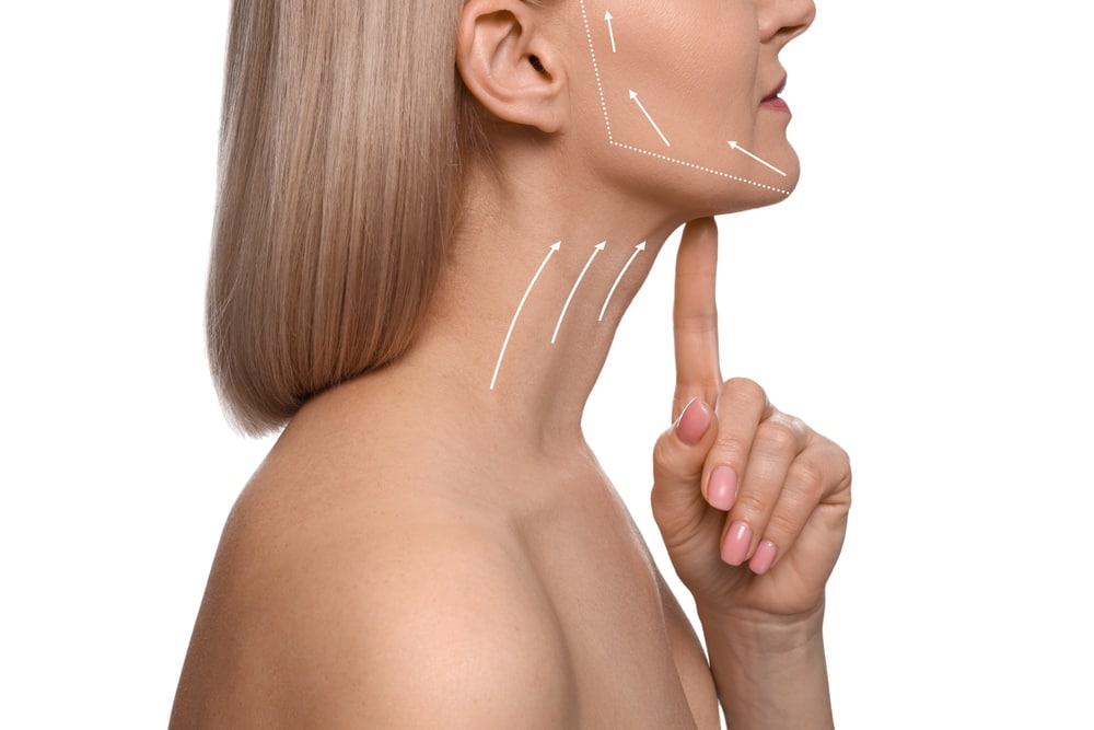 Woman,With,Perfect,Skin,After,Cosmetic,Treatment,On,White,Background,